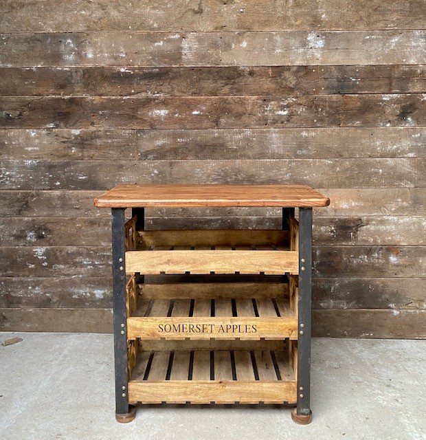 Wells Reclamation Fruit Crate Shelves