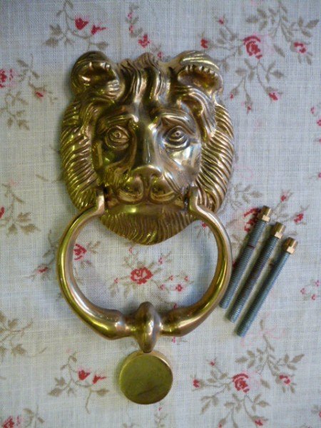 Wells Reclamation Lion Door Knocker (Classic)