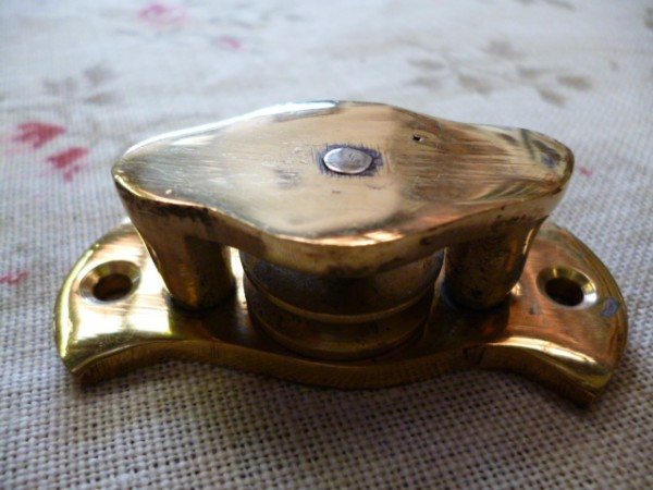 Wells Reclamation Brass Bell Pulley (Re-router)