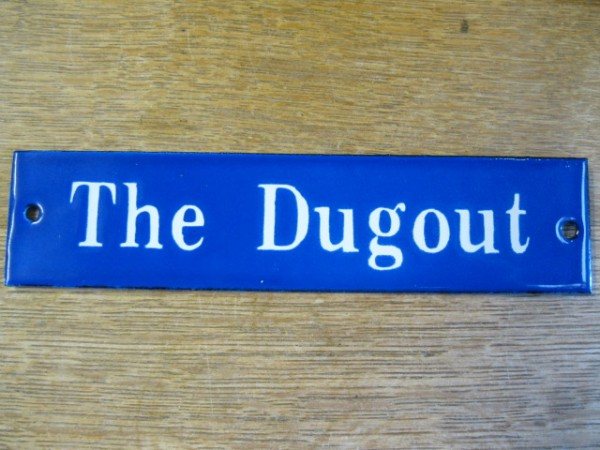 Wells Reclamation Enamel Sign (The Dugout)
