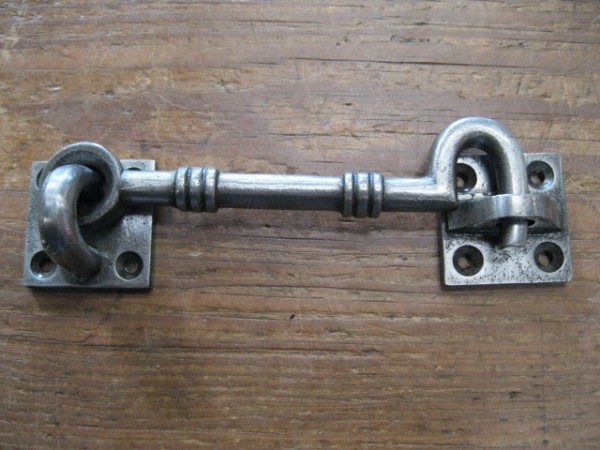 Wells Reclamation Cabin Hook (Brushed Steel)