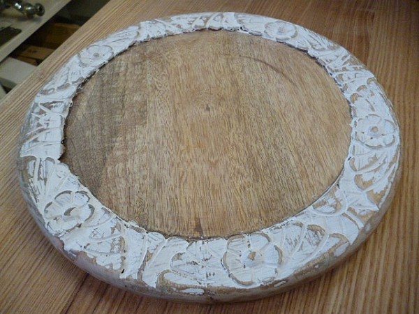 Wells Reclamation Round Decorative Chopping Board