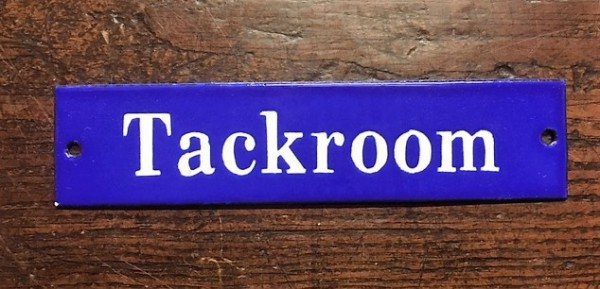 Wells Reclamation Enamel Sign (Tackroom)