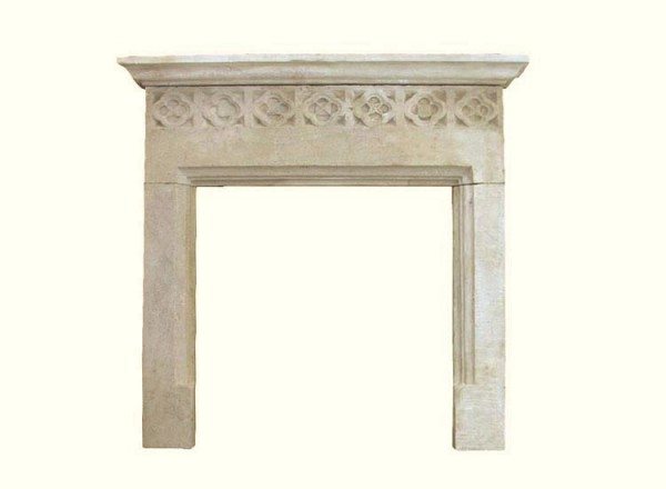 Wells Reclamation Stone Fireplace (Somerset)