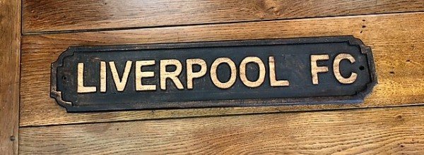 Wells Reclamation Wooden Sign (Liverpool FC)