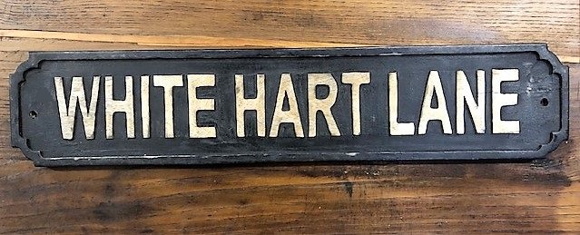 Wooden Sign (White Hart Lane)
