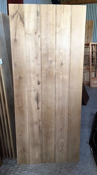 Wells Reclamation Plank Door (Oak)