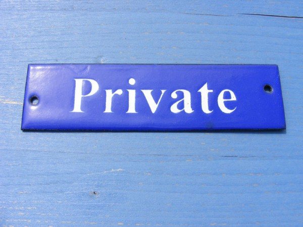 Enamel Sign (Private)