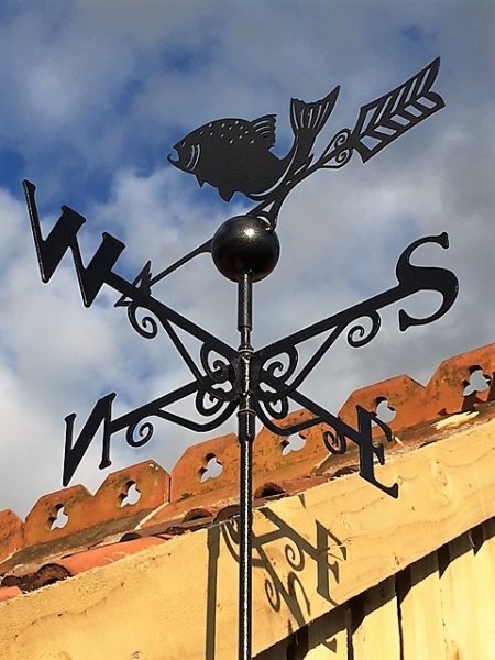 Wells Reclamation Black Weathervane (Salmon)