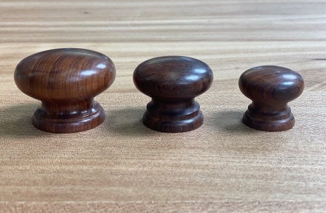 Wells Reclamation Hardwood Cupboard Knobs