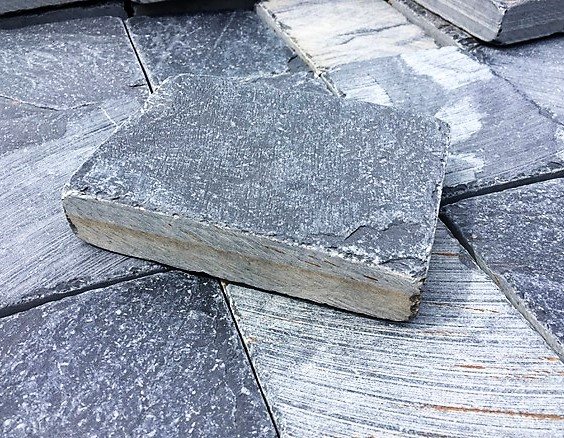 Wells Reclamation Dark Grey Slate Flat Cobble Setts