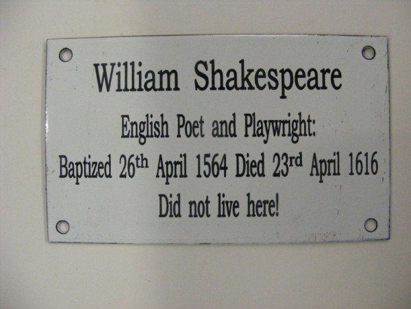 Wells Reclamation Enamel Sign (William Shakespeare)