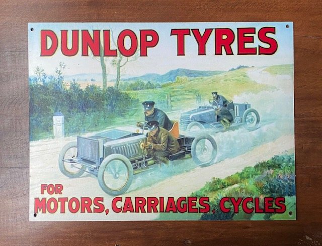 Wells Reclamation Aluminium Sign (Dunlop Tyres)