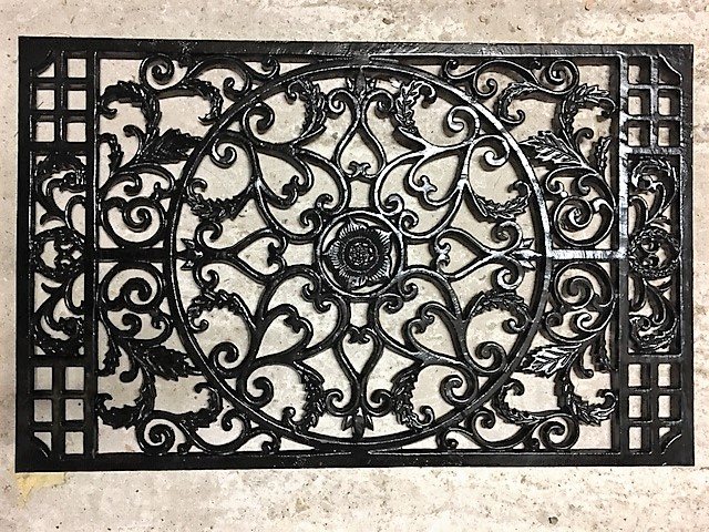 Wells Reclamation Cast Iron Door Mat (Star)