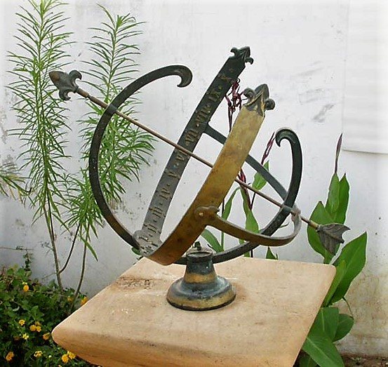 Wells Reclamation Brass Armillary