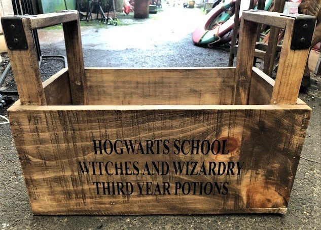 Wells Reclamation Wooden Potions Box