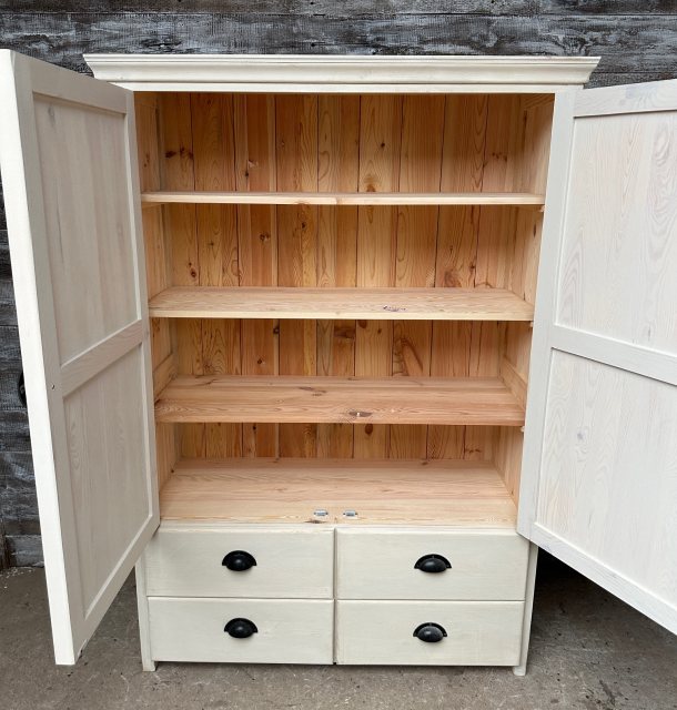 Pine pantry cupboard discount