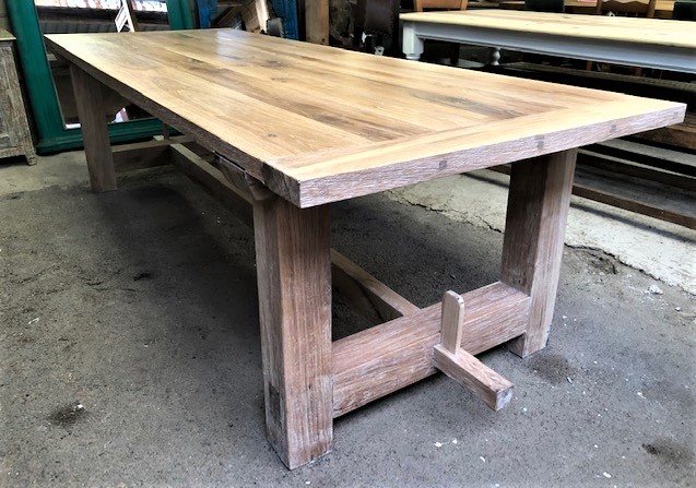 Wells Reclamation Rustic Oak Refectory Tables (2.7m x 1m)