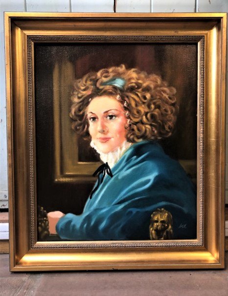 Portrait of a Lady (Oil on canvas)