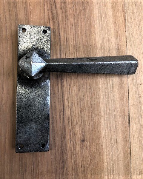Wells Reclamation Pair of Pewter Handles (No Key Hole)