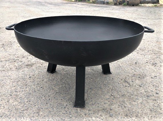 Wells Reclamation Black Garden Fire Pit with Legs