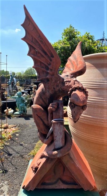Wells Reclamation Imposing Dragon Roof Finial