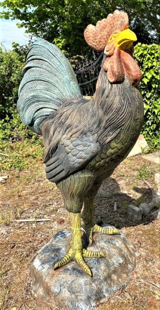 Wells Reclamation Cast Iron Cockerel