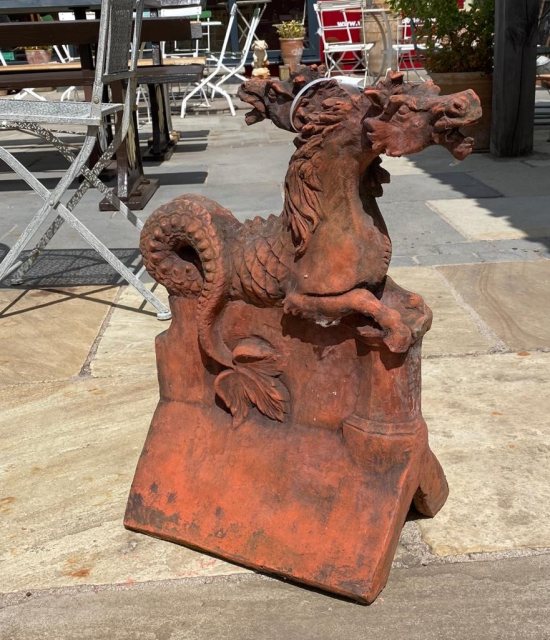 Wells Reclamation Janus Horse Roof Ridge Tile