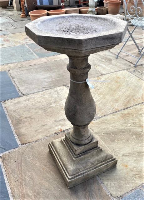 Wells Reclamation Bird Bath (Octagonal)