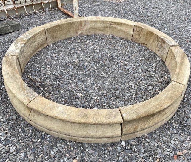 Wells Reclamation Round Stone Pond Surround