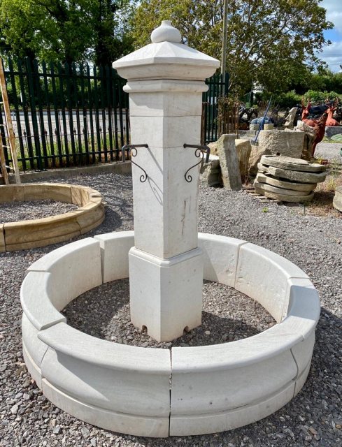 Wells Reclamation Natural Stone Garden Fountain