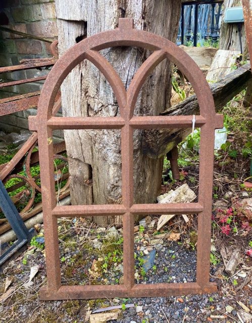 Wells Reclamation Cast Iron Window Frame