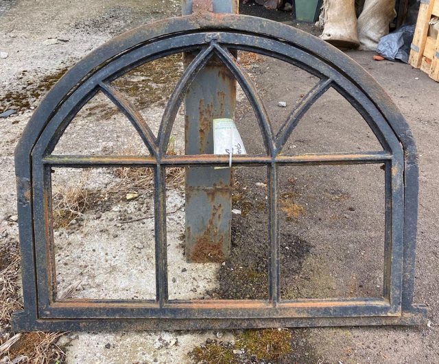 Arched Cast Iron Opening Window Frame