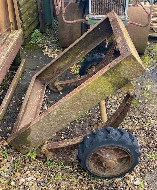 Wells Reclamation Rare bomb trolley from WW2
