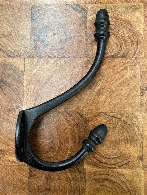 Wells Reclamation Large Cast Iron Hat & Coat Hook