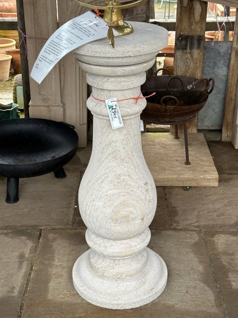 Wells Reclamation Natural carved stone plinth