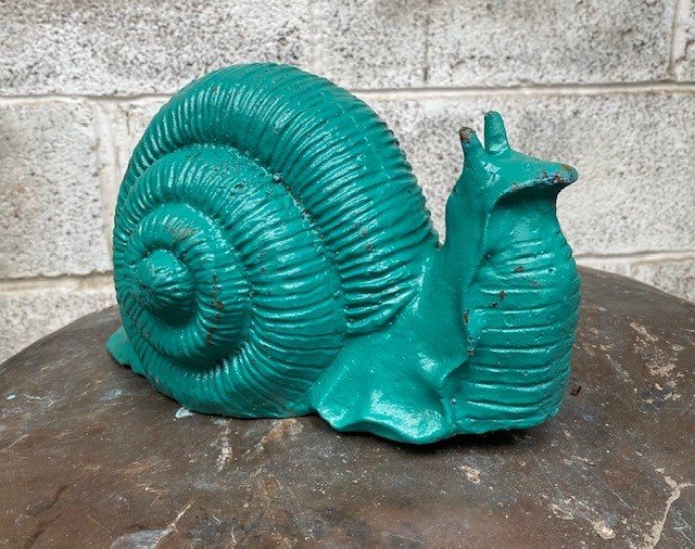 Wells Reclamation Cast Iron Garden Snail (Small)