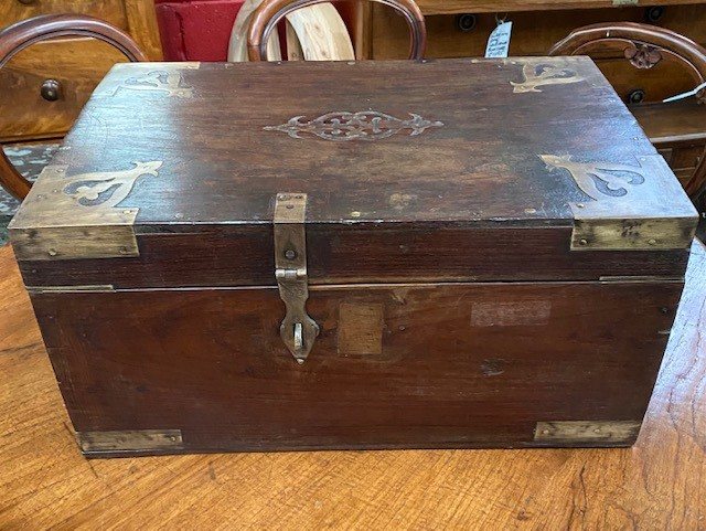 Wells Reclamation Vintage Teak writing box