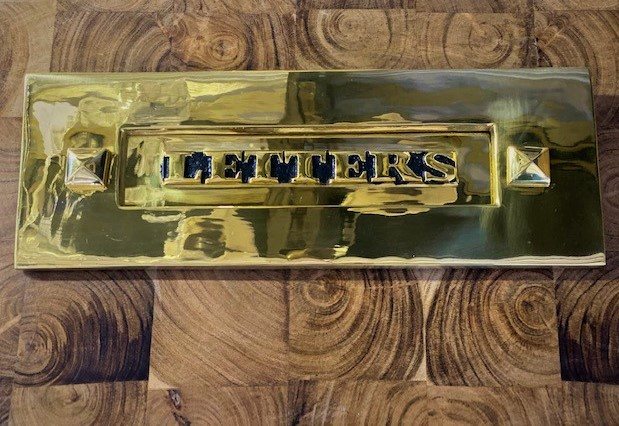 Brass Letter Plate (Letters)