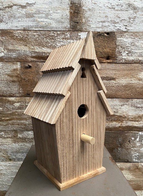 Wells Reclamation Hand Made Wooden Bird Box