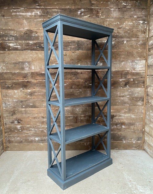 Wells Reclamation Painted open bookshelves