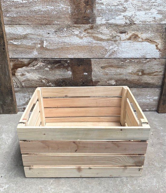 Wells Reclamation Collapsible Wooden Crate