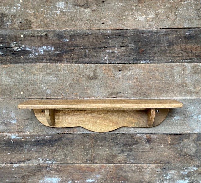 Wells Reclamation Small Hardwood wall shelves
