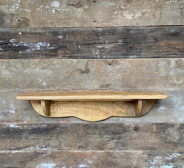 Wells Reclamation Small Hardwood wall shelves