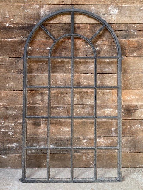 Wells Reclamation Large Cast Iron Window Frame