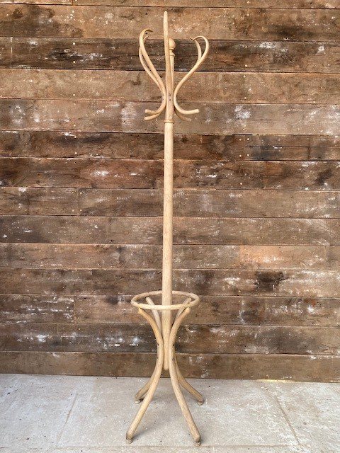 Wells Reclamation Antique 1900's Bentwood Coat Stand