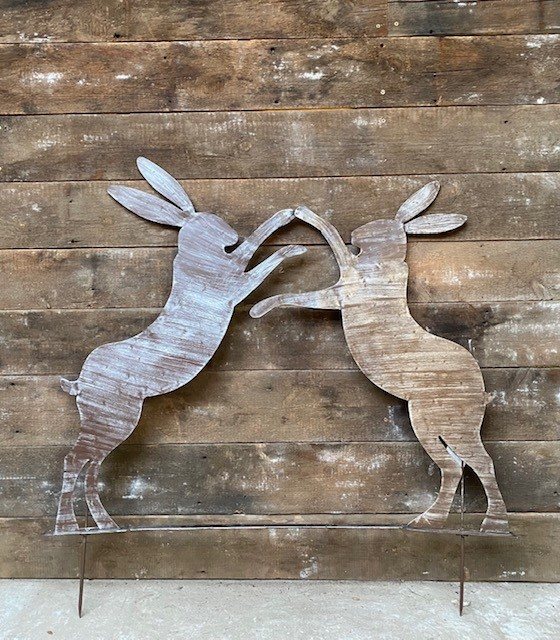 Wells Reclamation Boxing Hares
