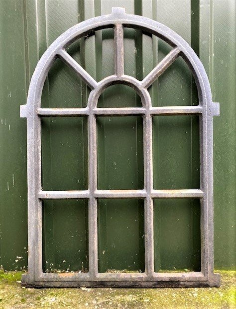 Wells Reclamation Cast Iron Arched Window