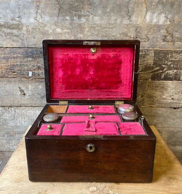 Victorian Rosewood Vanity Box