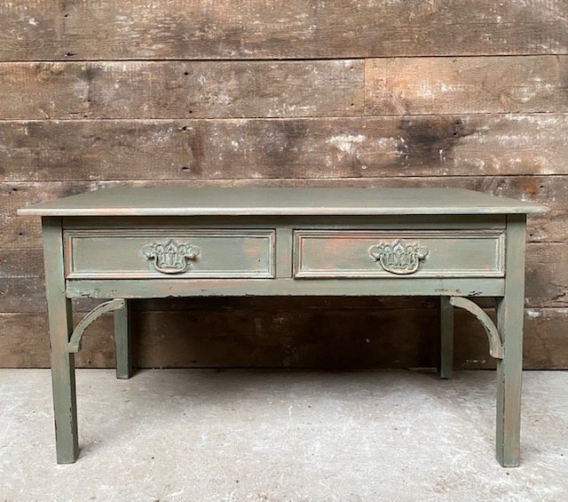 Wells Reclamation Vintage Rustic Painted Coffee Table